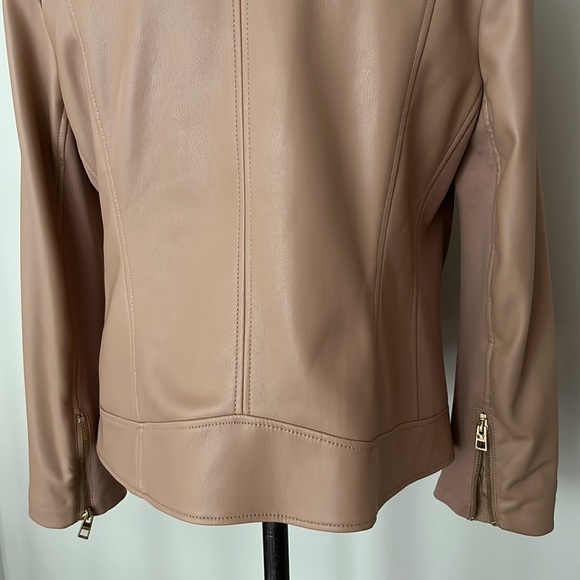 Tan Faux leather jacket - Picture 9 of 13